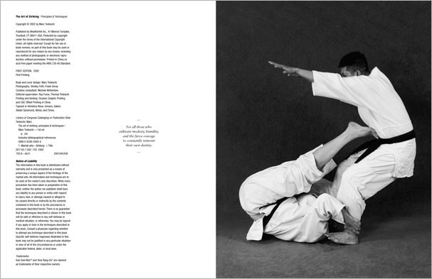 Sample pages from 'The Art of Striking'; one in a series of remarkable books that provide an in-depth look at the core concepts and techniques shared by a broad range of martial arts styles. Contains over 400 practical strikes including arm strikes, kicks, head butts, blocking and avoiding skills, combinations, and counters.