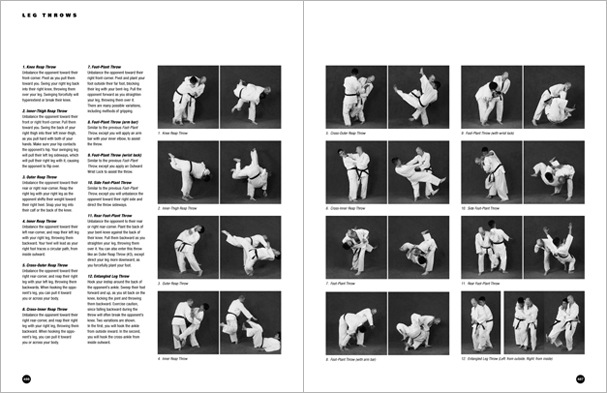 Sample pages from 'Hapkido', the most comprehensive book ever written on a single martial art; 1136 pages, 9000 photos, 2000 martial techniques.